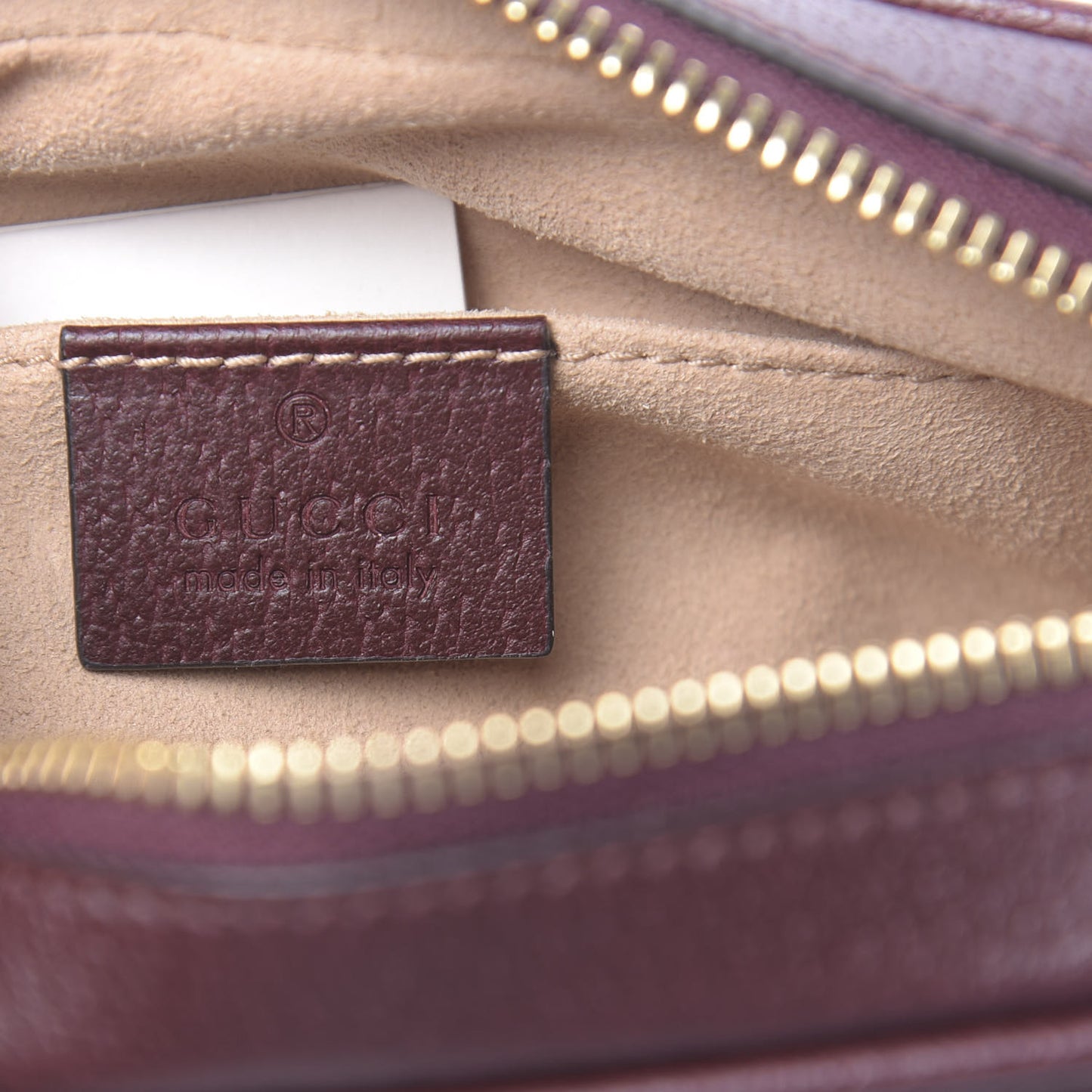 Calfskin Web Mini Ophidia Shoulder Bag Vintage Bordeaux