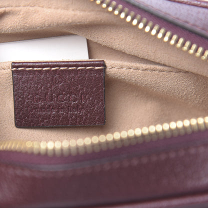 Gucci Calfskin Web Mini Ophidia Shoulder Bag Vintage Bordeaux 6 of 11