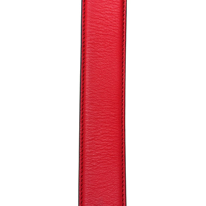 Fendi Vitello Seta Canvas FF Embroidered Mini Peekaboo Iconic Satchel Rosso Cardinale Multicolor 14 of 14