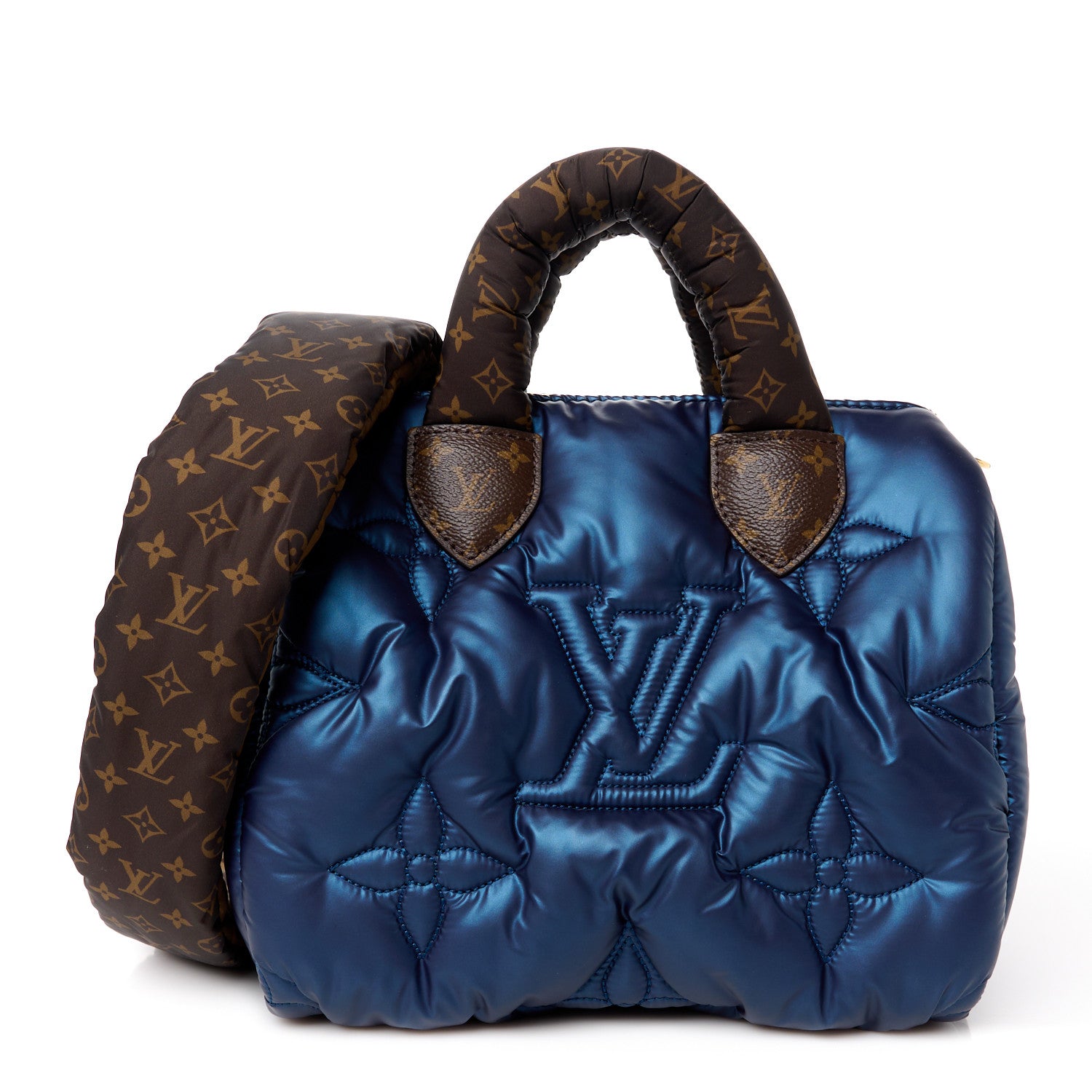 Louis Vuitton Econyl Mini Monogram Pillow Speedy Bandouliere 25 Navy 1 of 9
