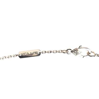 Van Cleef & Arpels 18K Yellow Gold Tiger Eye Lucky Alhambra Butterfly Pendant Necklace 4 of 6