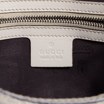 Gucci Guccissima GG Twins Medium Hobo Off White 7 of 8