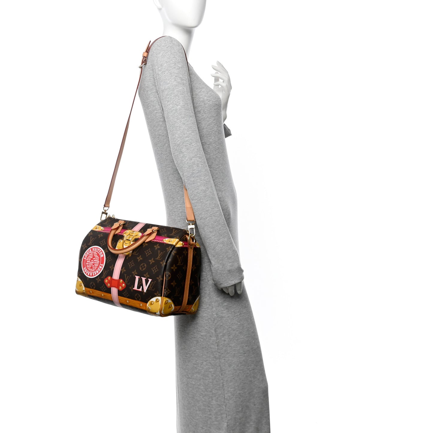 Monogram Summer Trunks Speedy Bandouliere 30
