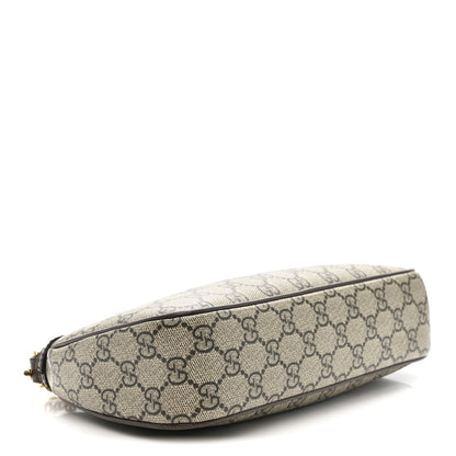 Gucci GG Supreme Monogram Textured Dollar Calfskin Web Small Ophidia GG Handbag Beige Ebony New Acero 4 of 10