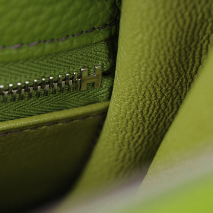Hermes Taurillon Clemence Kelly Retourne 28 Vert Anis 20 of 27