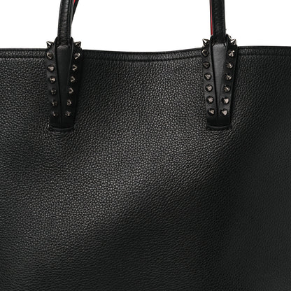 Christian Louboutin Calfskin Empire Spikes East West Cabata Tote Black 9 of 18