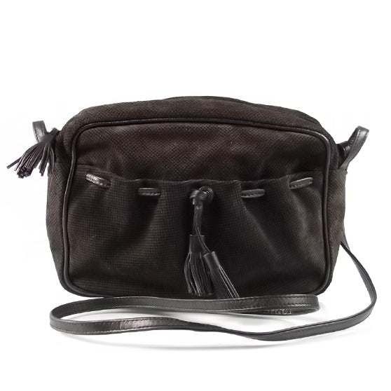 Vintage Suede Tassel Bag
