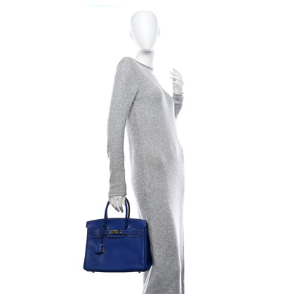 Hermes Epsom Candy Birkin 30 Bleu Electrique Mykonos 2 of 10