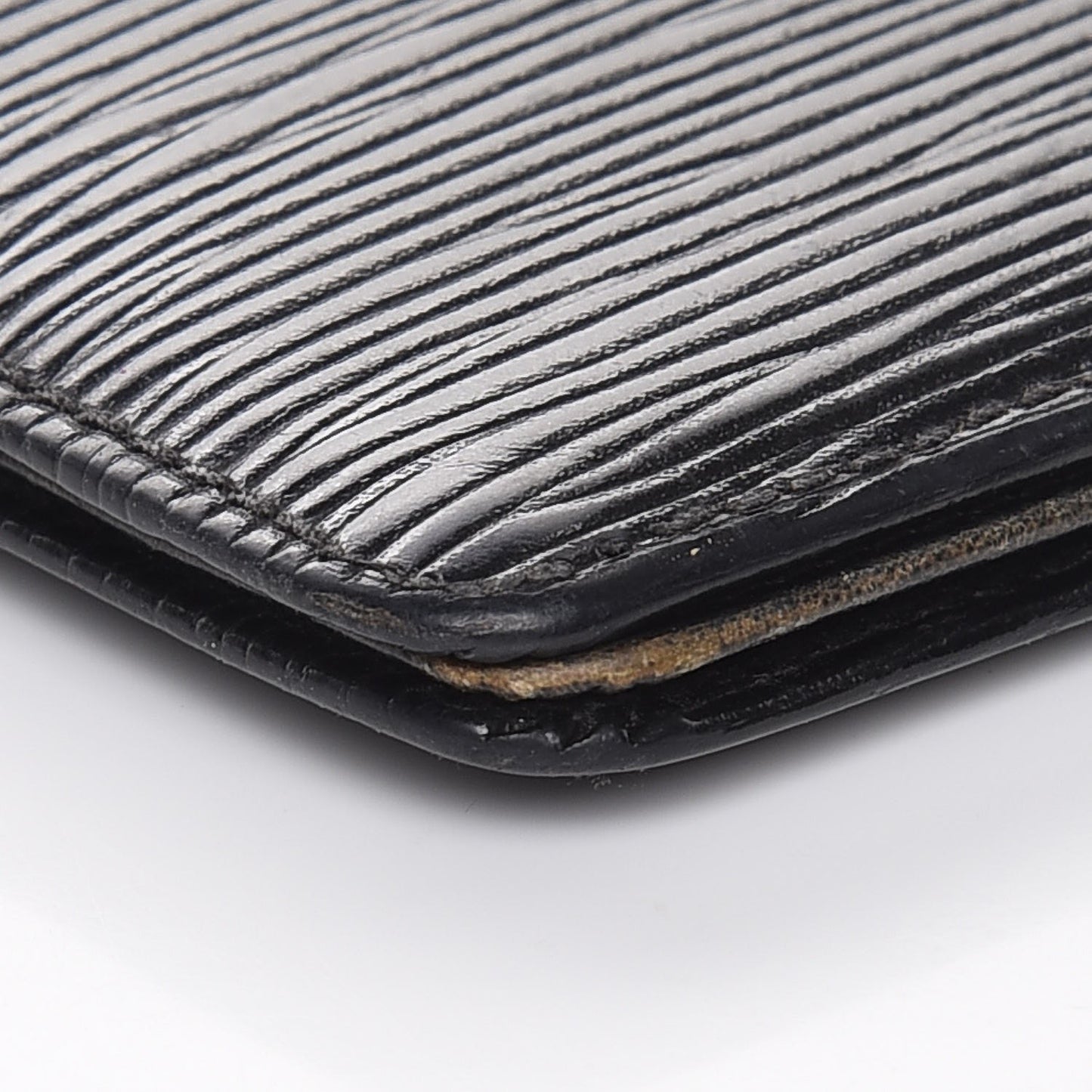 Epi Checkbook Card Holder Black