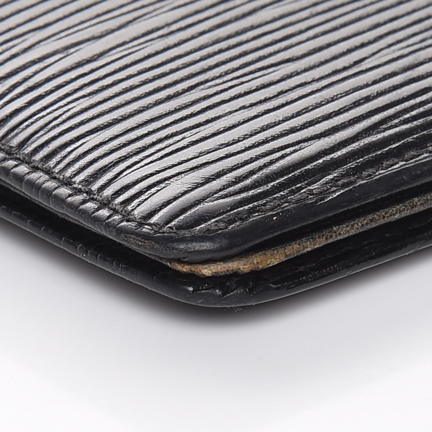 Louis Vuitton Epi Checkbook Card Holder Black 8 of 9