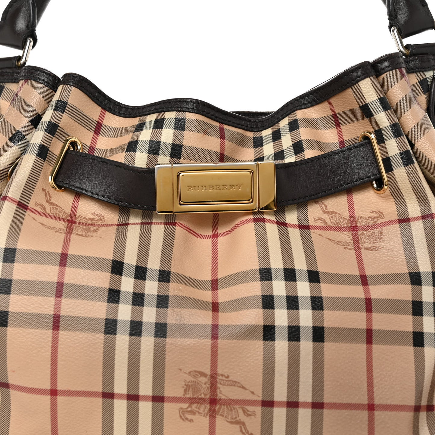 Haymarket Check Medium Willenmore Hobo Chocolate