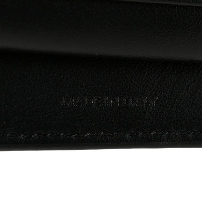 Celine Grained Calfskin Small Tri-Fold Wallet Black 7 of 8