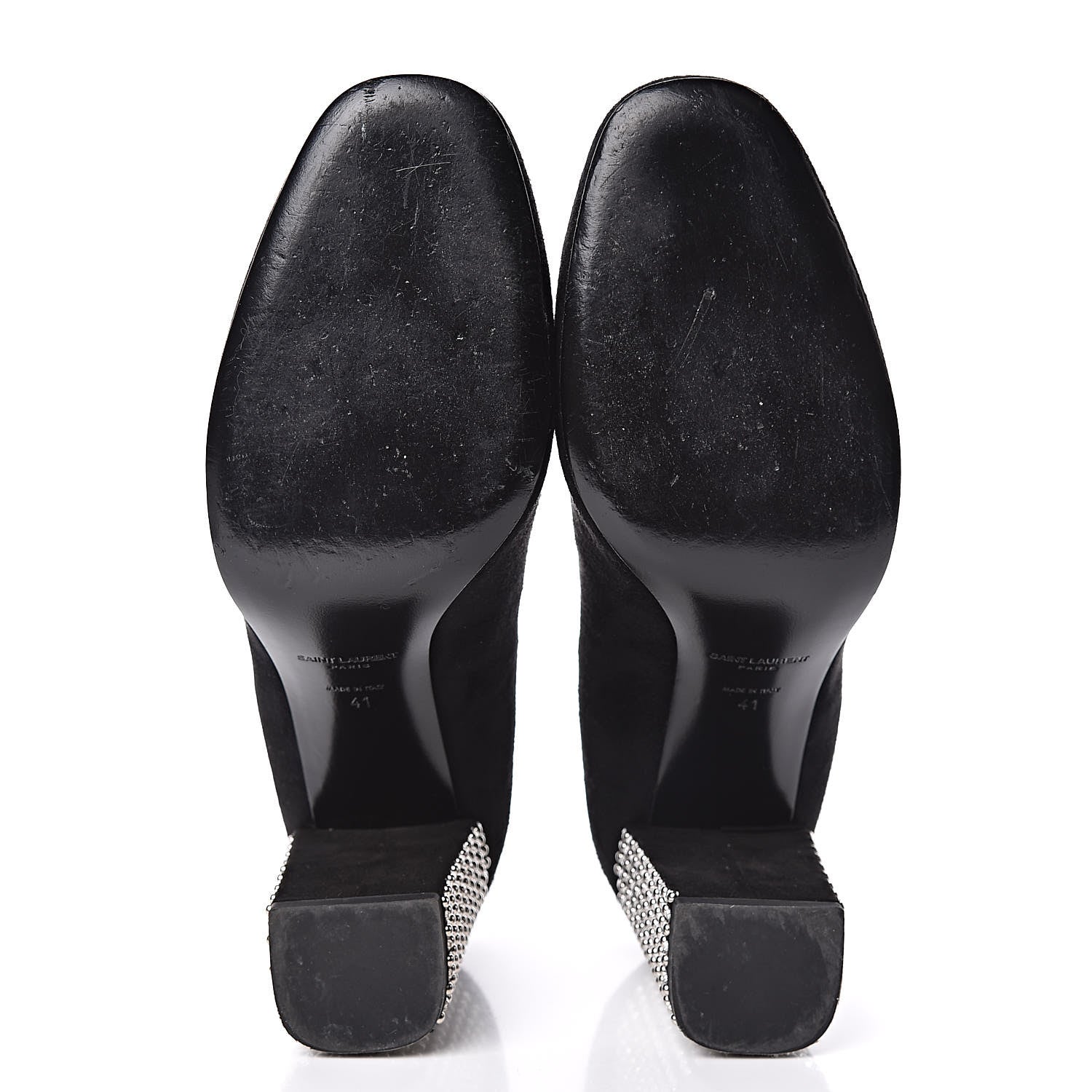 Saint Laurent Kid Scamosciato Babies 90 Pumps 41 Black 7 of 14