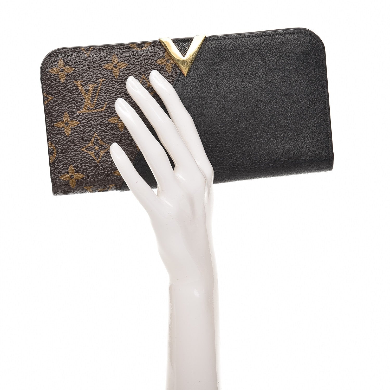 Louis Vuitton Monogram Monogram Kimono Wallet Black 2 of 6