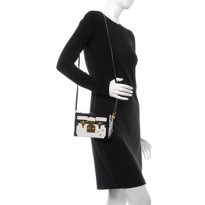 Louis Vuitton Epi Petite Malle White Black 2 of 7