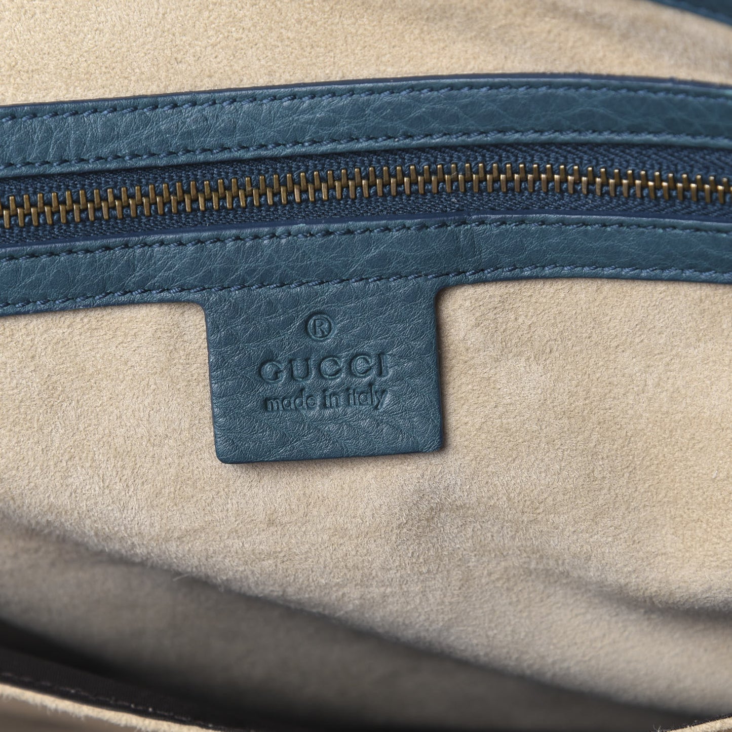 Pebbled Calfskin Medium 1973 Top Handle Satchel Deep Cobalt