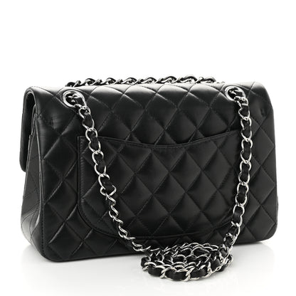 Chanel Lambskin Quilted Small Double Flap Black 3 of 11
