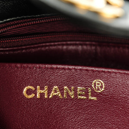 Chanel Lambskin Quilted Mini Square Flap Black 7 of 8