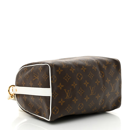 Louis Vuitton Monogram LV Match Speedy Bandouliere 25 White 4 of 12