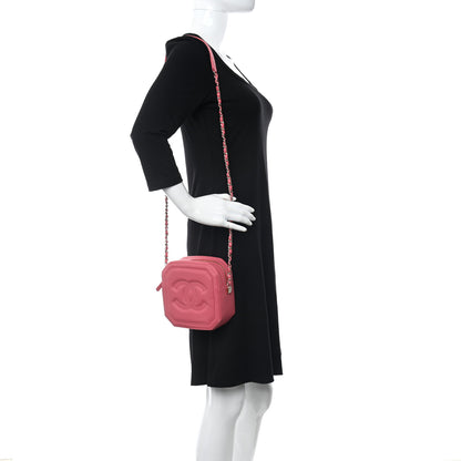 Chanel Calfskin CC Clock Camera Case Pink 2 of 14
