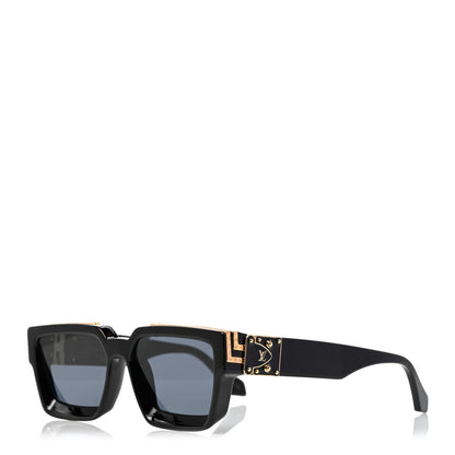 Louis Vuitton Acetate 1.1 Millionaires Sunglasses Z1165E Black 1 of 8