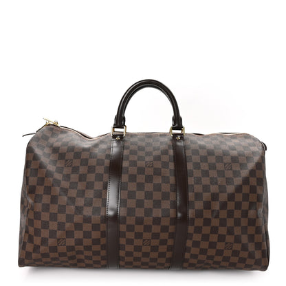 Louis Vuitton Damier Ebene Keepall 50 1 of 12