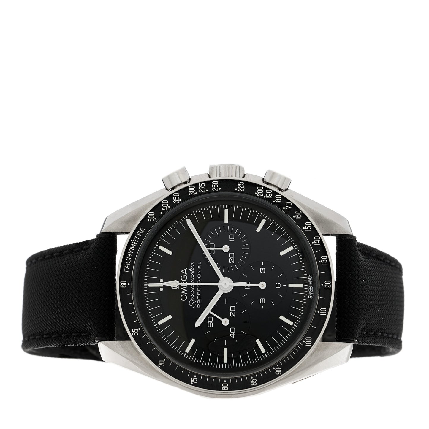 Stainless Steel Fabric 42mm Speedmaster Moonwatch Professional Chronograph Manual Winding Watch Black 310.32.42.50.01.001