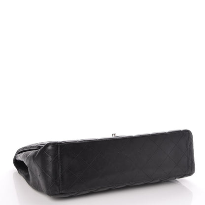 Chanel Lambskin Quilted Maxi Single Flap Black 4 of 7