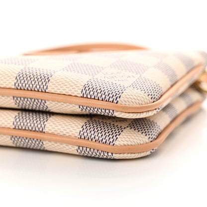 Louis Vuitton Damier Azur Double Zip Pochette 11 of 11