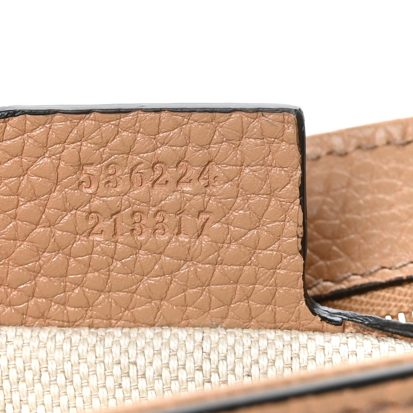 Pebbled Calfskin Medium Soho Flap Crossbody Camelia