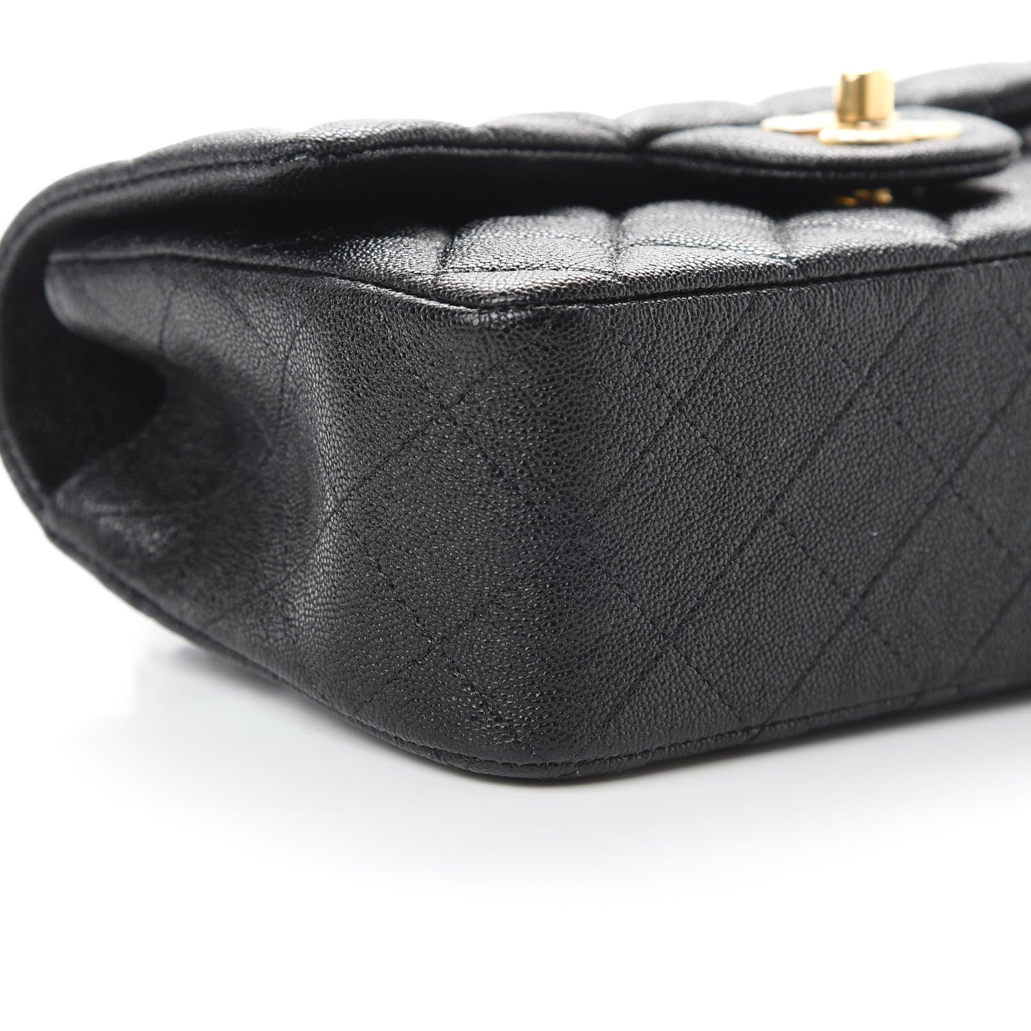 Chanel Caviar Quilted Mini Top Handle Rectangular Flap Black 9 of 11
