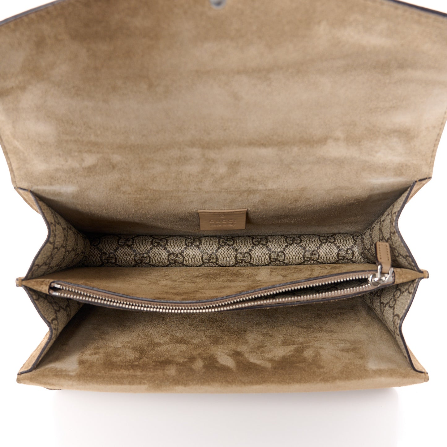 GG Supreme Monogram Small Dionysus Shoulder Bag Taupe