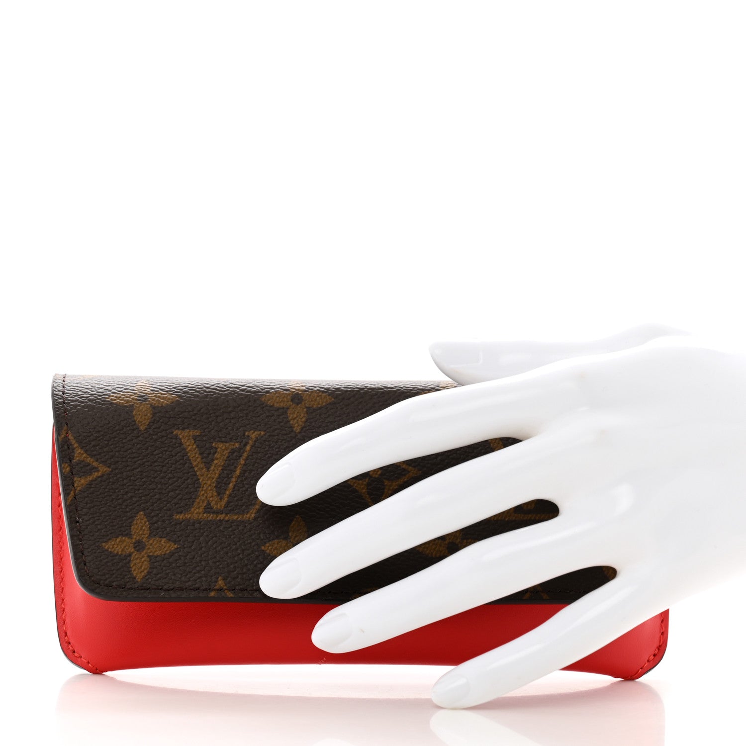 Louis Vuitton Monogram Woody Sunglass Case Rouge 2 of 8