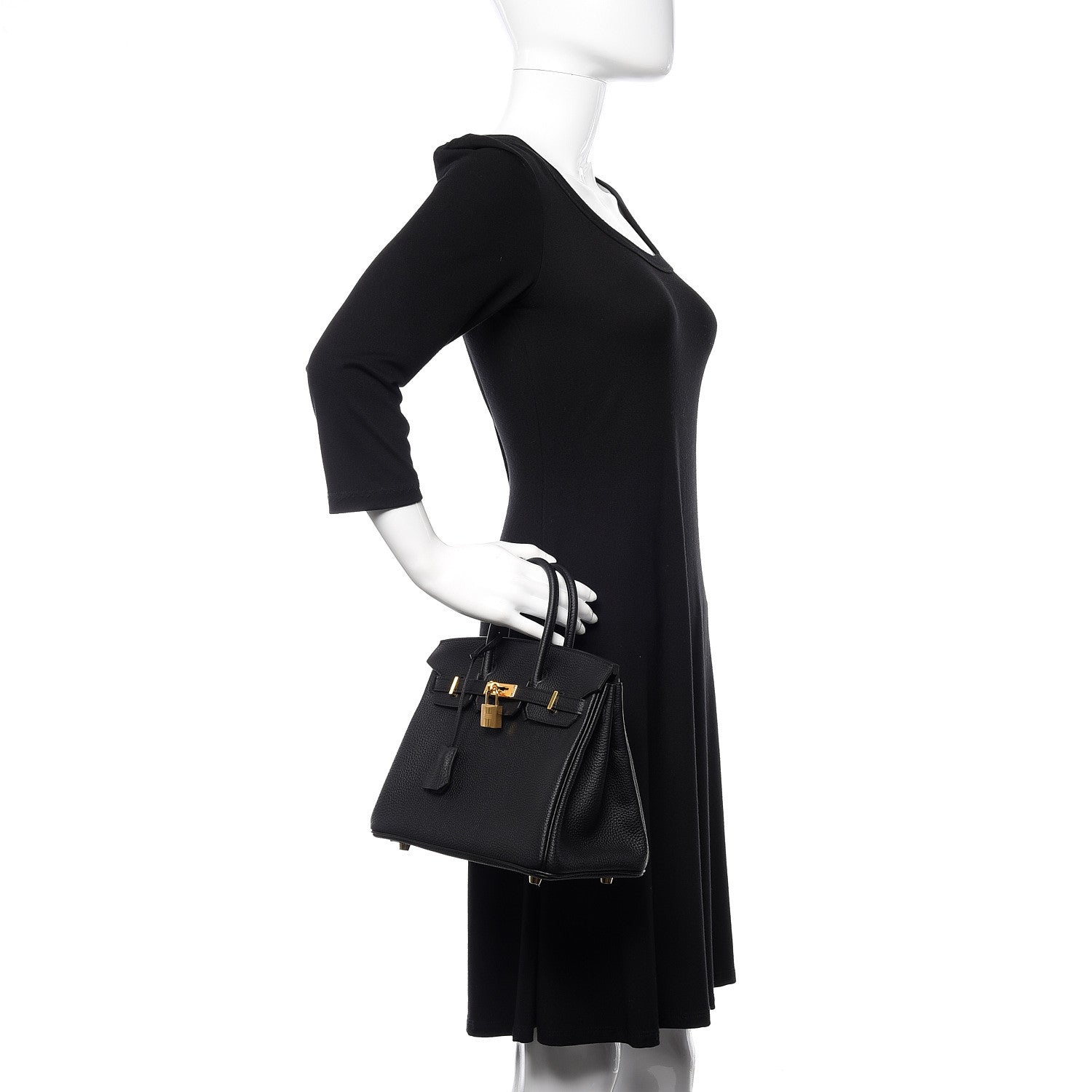 Hermes Togo Birkin 25 Black 2 of 31