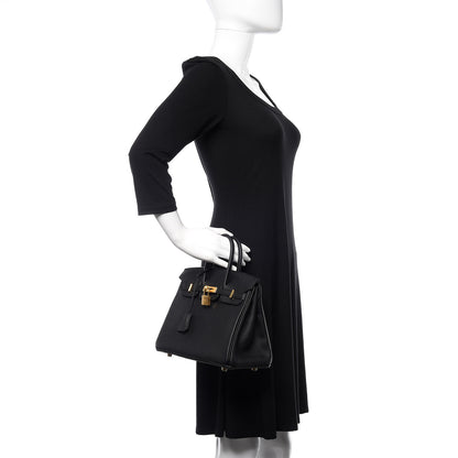 Hermes Togo Birkin 25 Black 2 of 31