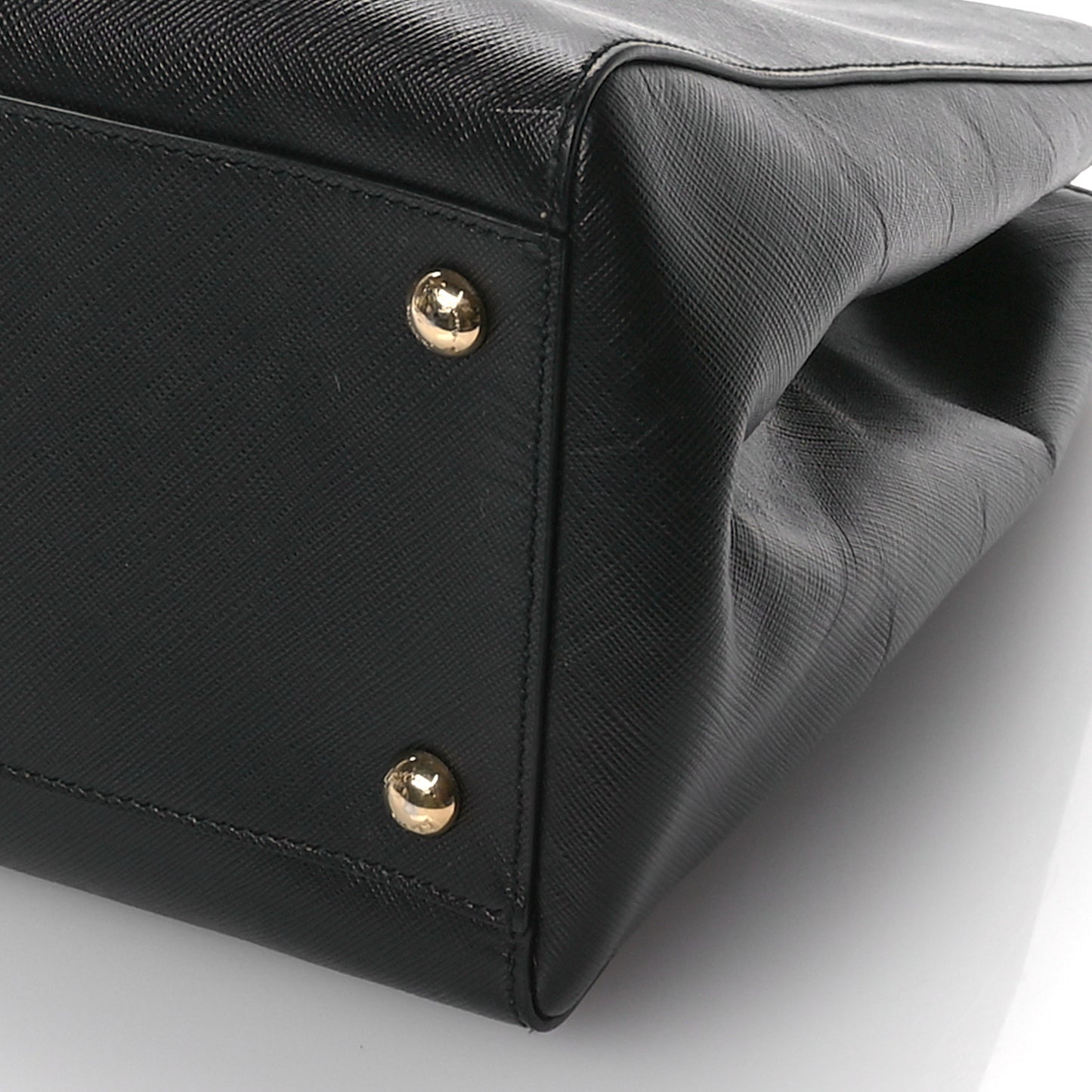 Printed Calfskin Vara Bow Chain Tote Black
