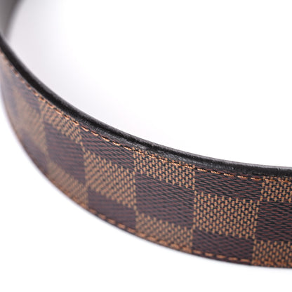 Louis Vuitton Mini Damier Ebene 25mm LV Initiales Belt 90 36 9 of 13