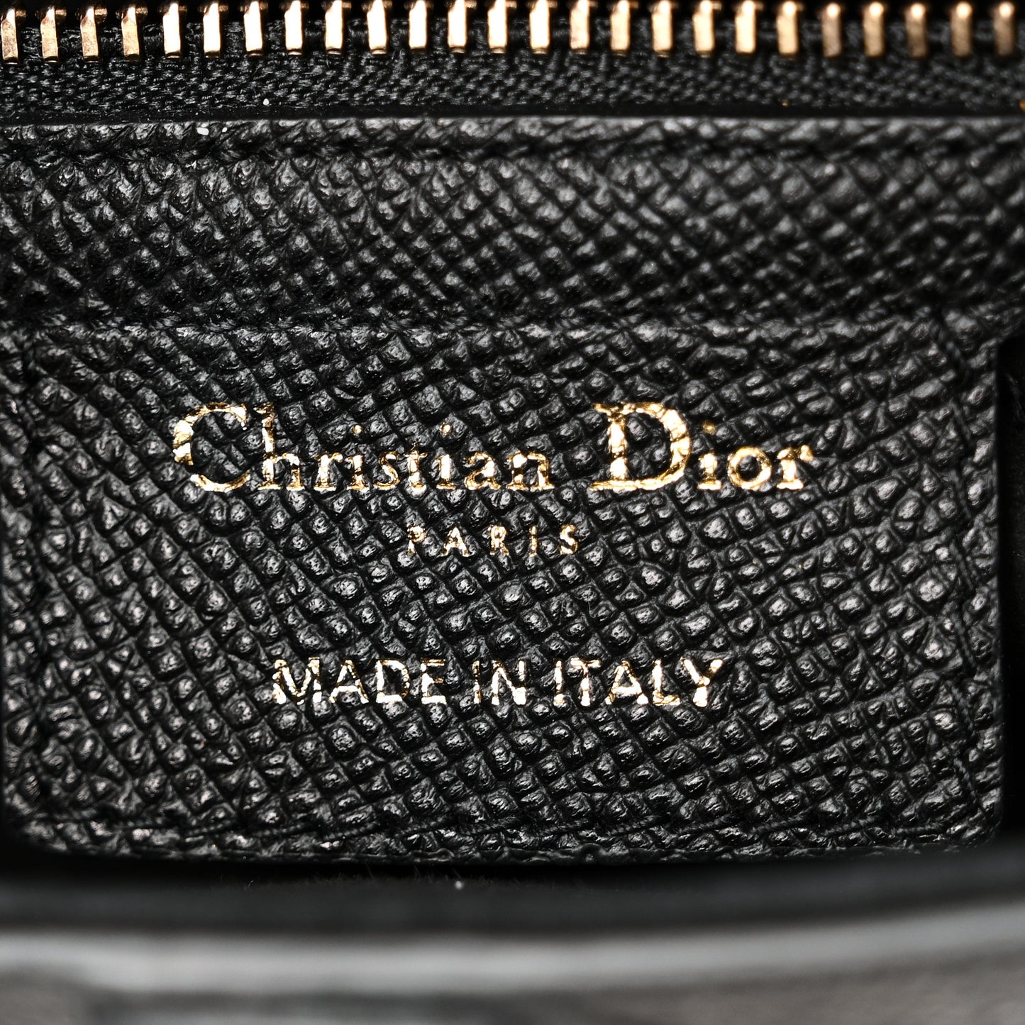 Grained Calfskin Saddle Bag Black