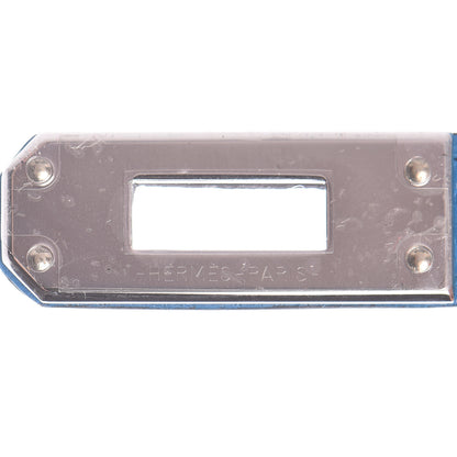 Hermes Chevre Chandra Kelly Sellier 25 Bleu Zanzibar 20 of 41