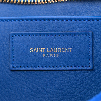 Saint Laurent Calfskin Small Classic Y Cabas Royal Blue 6 of 12