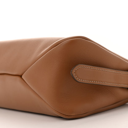 Prada Soft Calfskin Medium Aimee Shoulder Bag Caramel 9 of 11