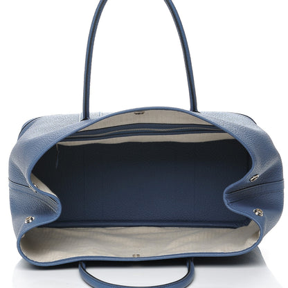 Hermes Vache Country Garden Party Tote 36 MM Bleu Agate 5 of 7