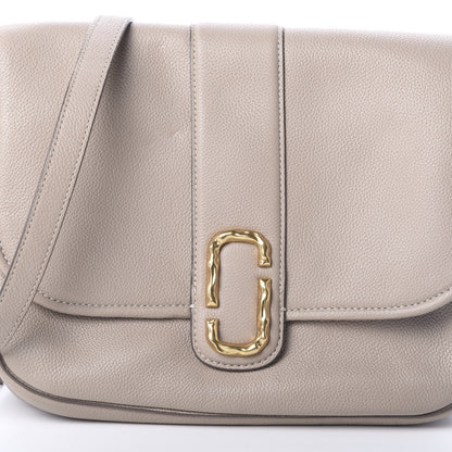 Marc Jacobs Calfskin Interlock Courier Messenger Taupe 7 of 9