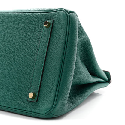 Hermes Togo Birkin 35 Malachite 10 of 11