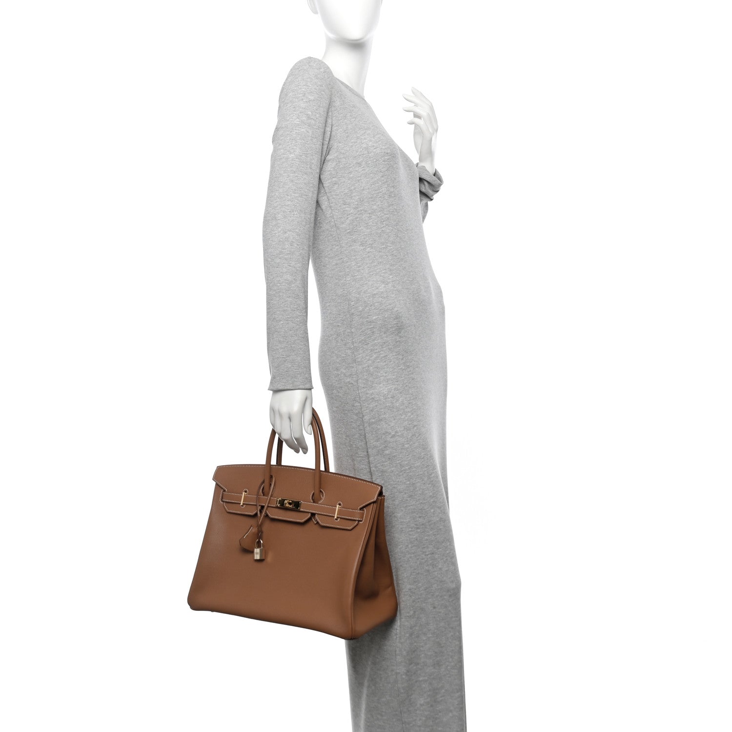 Hermes Epsom Birkin 35 Gold 2 of 12