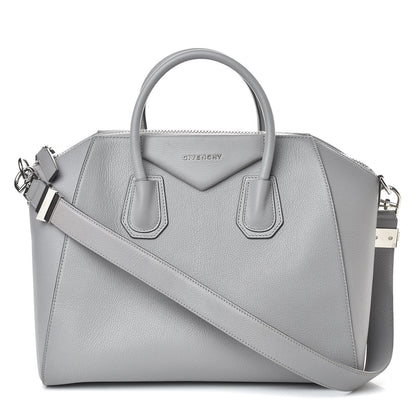 Givenchy Sugar Goatskin Medium Antigona Pearl Grey 1 of 11