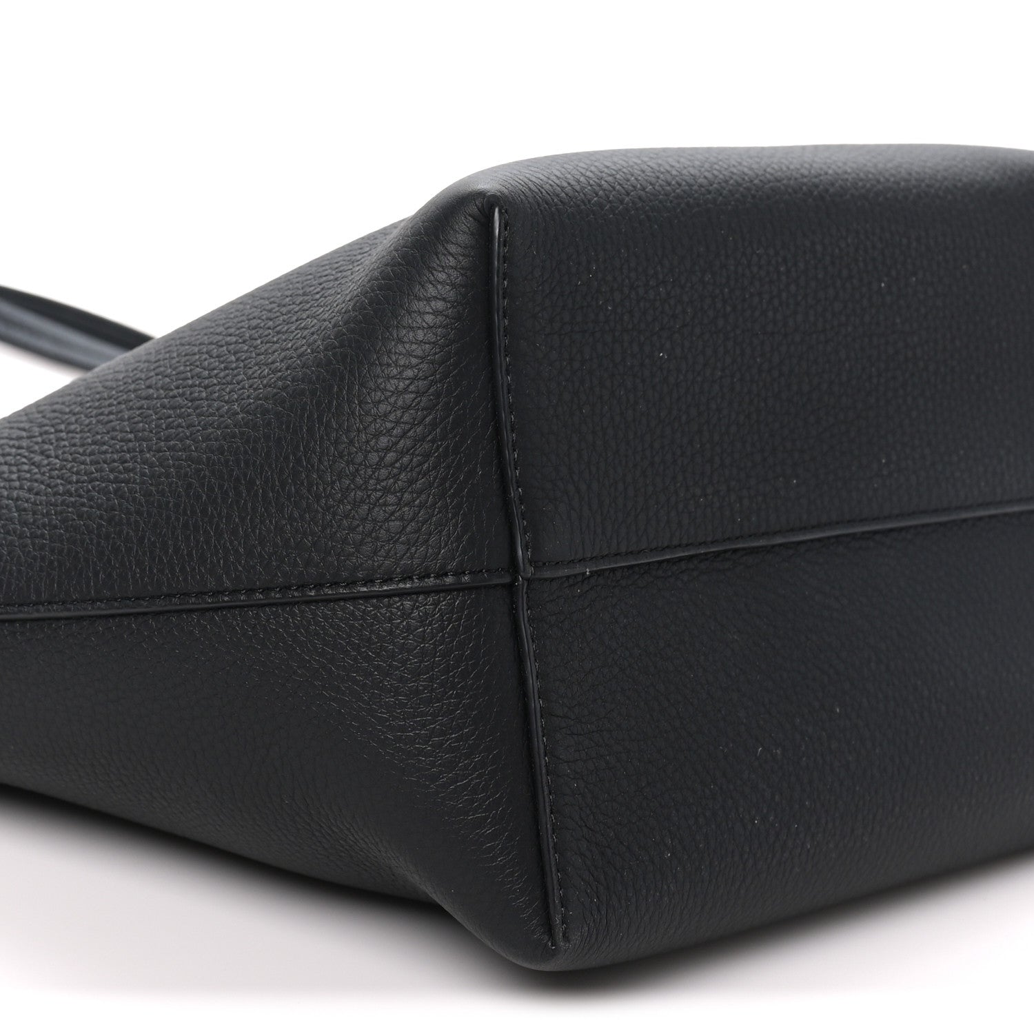 The Row Grained Calfskin Medium Park Tote Black 8 of 9