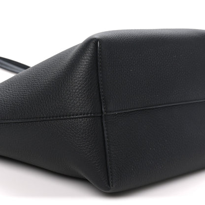The Row Grained Calfskin Medium Park Tote Black 8 of 9