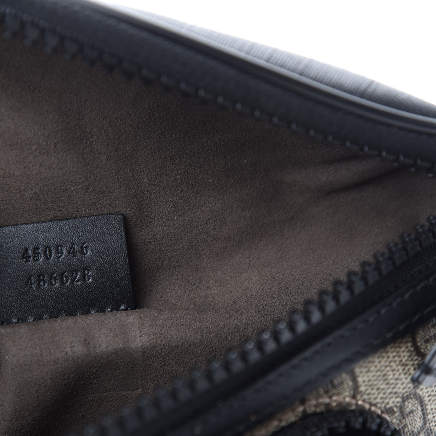 Gucci GG Supreme Monogram Belt Bag Black 9 of 11