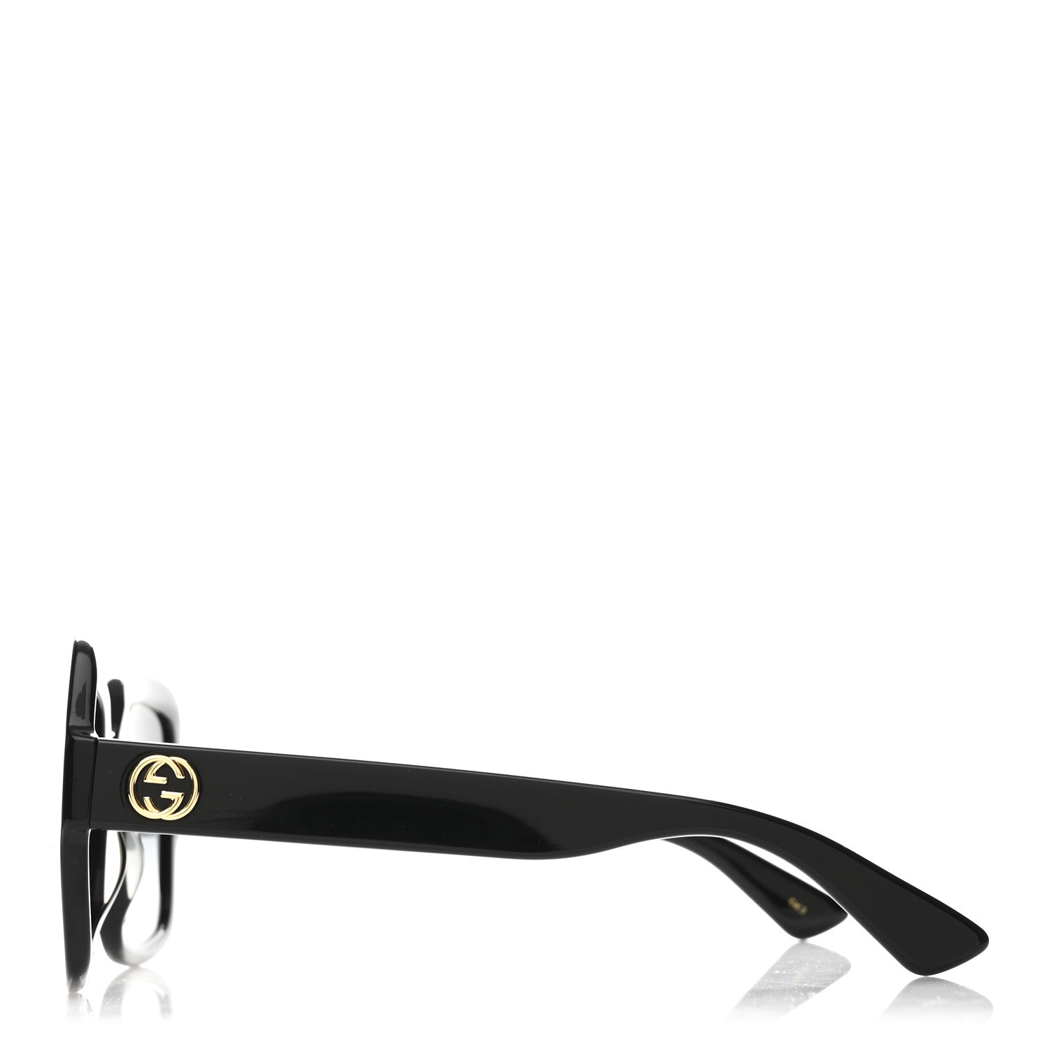 Gucci Acetate Square Frame Sunglasses GG0036S Black 3 of 8